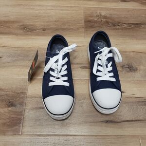 Thorogood Warehouse Won Low Top Navy Blue Composite Safety Toe Men's Size 7 Wome